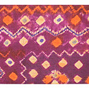 プランギンシルク絞り染名古屋帯　前中心