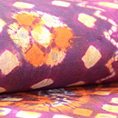 プランギンシルク絞り染名古屋帯　質感・風合