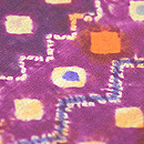 プランギンシルク絞り染名古屋帯　質感・風合