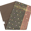 インドネシア蝶々模様紋織名古屋帯　帯裏