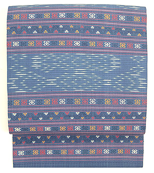 ラオス絹紋織名古屋帯