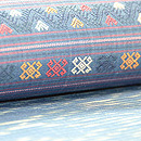 ラオス絹紋織名古屋帯　質感・風合