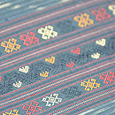 ラオス絹紋織名古屋帯　質感・風合