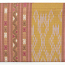 ラオス絹紋織名古屋帯　前中心