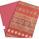 生命の木インド更紗名古屋帯　帯裏