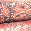 生命の木インド更紗名古屋帯　質感・風合