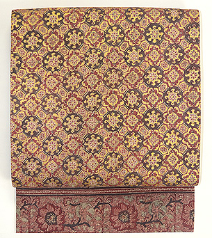 インド渡り金更紗名古屋帯