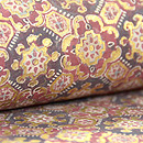 インド渡り金更紗名古屋帯　質感・風合