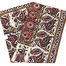 インド渡りペルシャ更紗の名古屋帯　帯裏