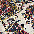 インド渡りペルシャ更紗の名古屋帯　質感・風合