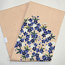 浦野範雄作 経節紬桜の図名古屋帯 帯裏