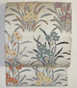 水仙づくし織り名古屋帯