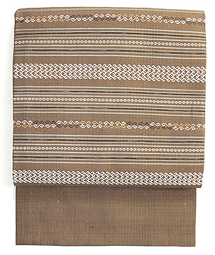 ラオス紋織りの名古屋帯