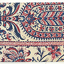 鳥獣文様インド更紗名古屋帯　前中心