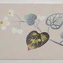 羽田登喜男作秋海棠 手描き友禅名古屋帯 前中心