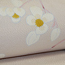 羽田登喜男作秋海棠 手描き友禅名古屋帯 質感・風合