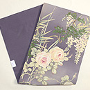 四季の花々染名古屋帯 その1 帯裏