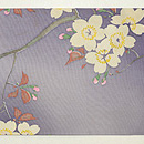 四季の花々染名古屋帯 その1 前中心