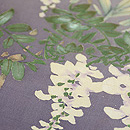 四季の花々染名古屋帯 その1 質感・風合