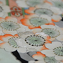 桜下に源氏車名古屋帯　桜の刺繍