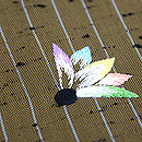 子犬におもちゃ尽くし刺繍名古屋帯　おもちゃの刺繍