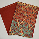 川島織物製 桧垣に藤文様袋帯 帯裏