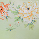 満開春の花の図名古屋帯 前中心