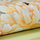 満開春の花の図名古屋帯 質感・風合