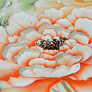 満開春の花の図名古屋帯 質感・風合