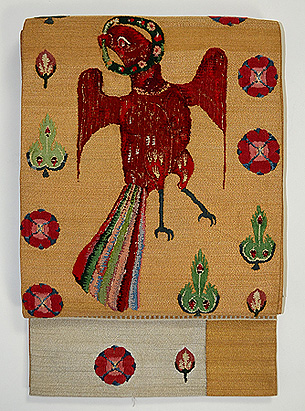 龍村平蔵製 埃及綴鸚哥瑞華文