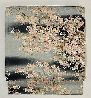 夜桜の名古屋帯