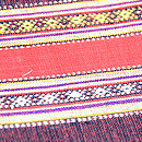 ラオス木綿横段浮織名古屋帯　質感・風合