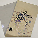 藤棚模様染名古屋帯　帯裏