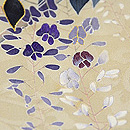 藤棚模様染名古屋帯　質感・風合