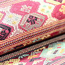 ラオス浮織名古屋帯　質感・風合