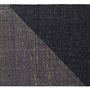 結城縮切継ぎ名古屋帯　前中心