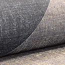 結城縮切継ぎ名古屋帯　質感・風合