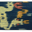 グァテマラ絣名古屋帯　前中心