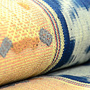 グァテマラ絣名古屋帯　質感・風合