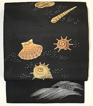 貝尽くし名古屋帯