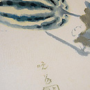 初夏の果物の図名古屋帯　質感・風合・落款