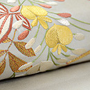 枝垂藤刺繍名古屋帯 質感・風合