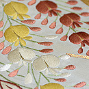 枝垂藤刺繍名古屋帯 質感・風合