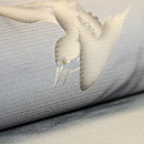 柳に燕の図名古屋帯　質感・風合