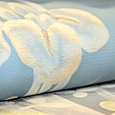 菖蒲の開き名古屋帯 質感・風合