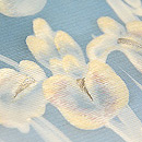 菖蒲の開き名古屋帯 質感・風合