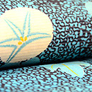 朝顔の夏名古屋帯 質感・風合