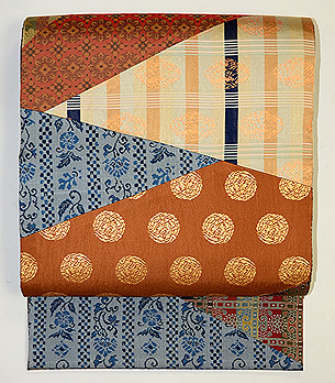 龍村製寄せ裂袋帯