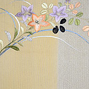 夏草船刺繍開き名古屋帯 前中心