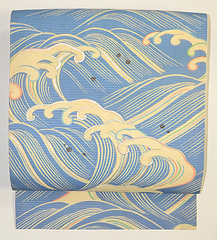 波頭文名古屋帯